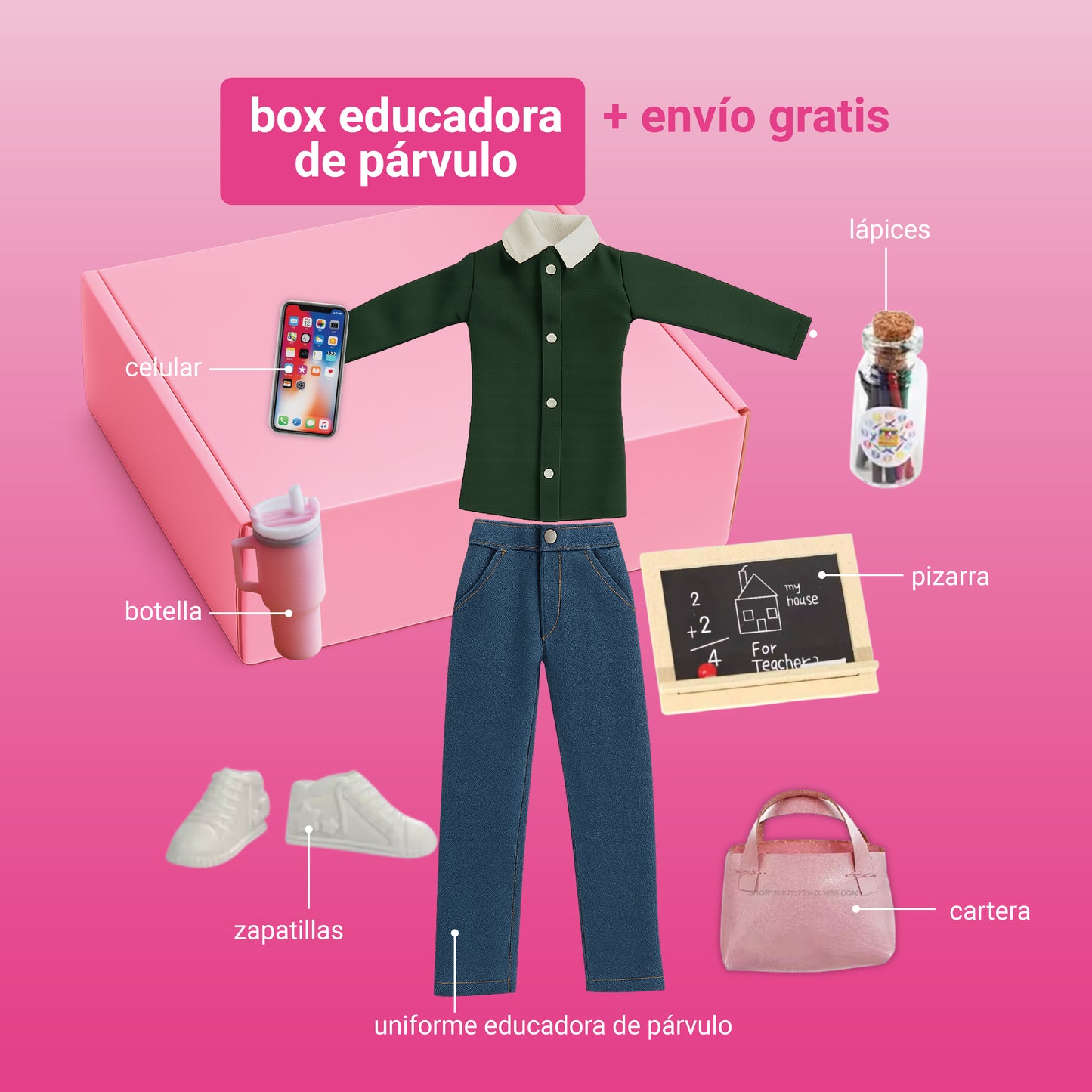Pack Educadora de párvulo + Envío gratis