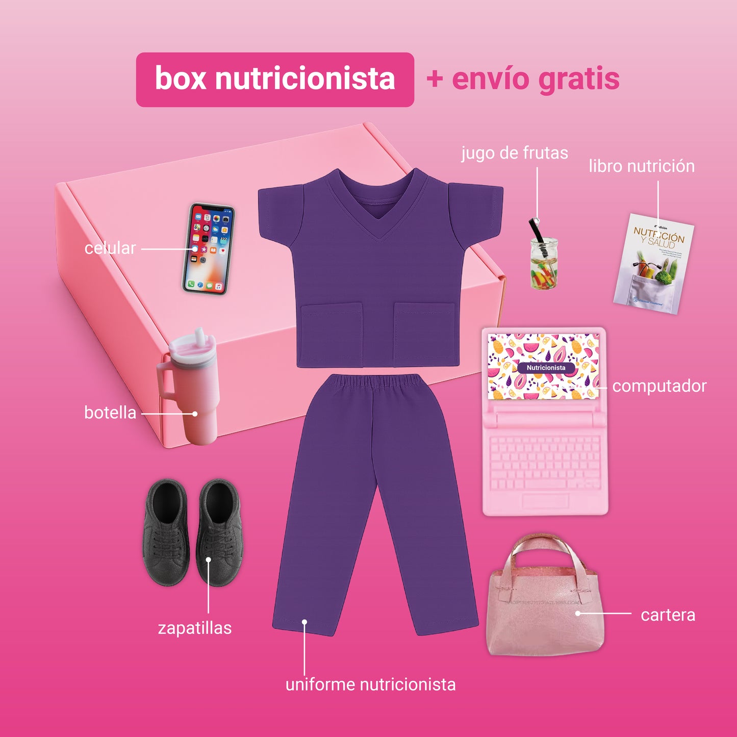 Pack Nutricionista + Envío gratis