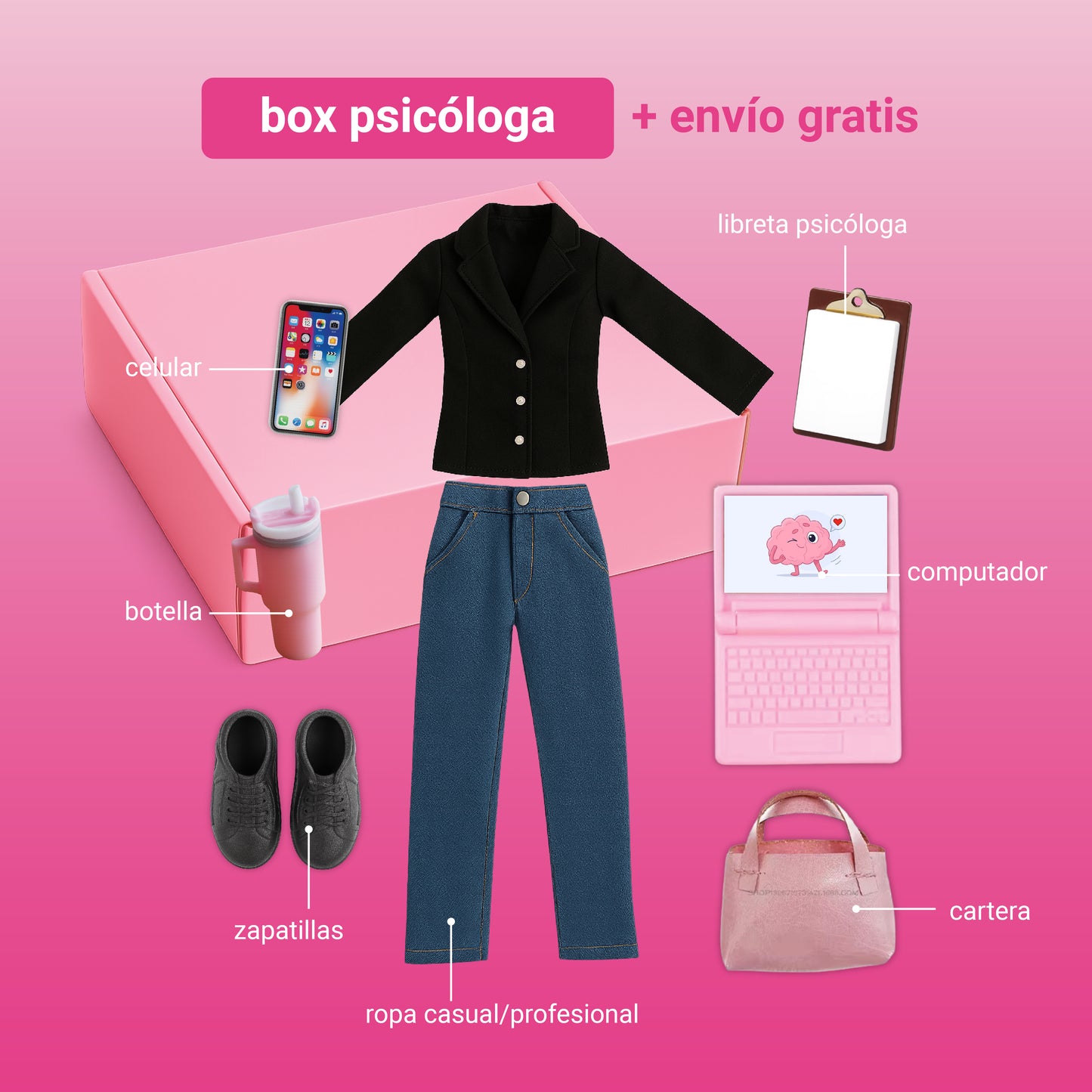 Pack Psicóloga + Envío gratis