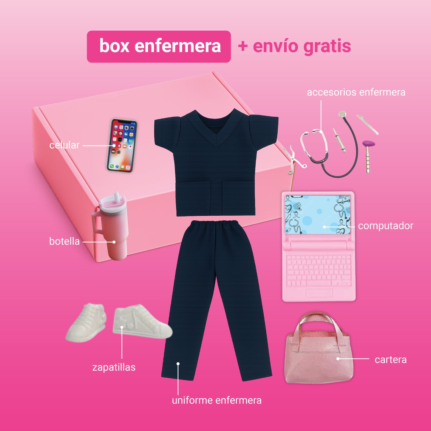Pack Enfermera + Envío gratis