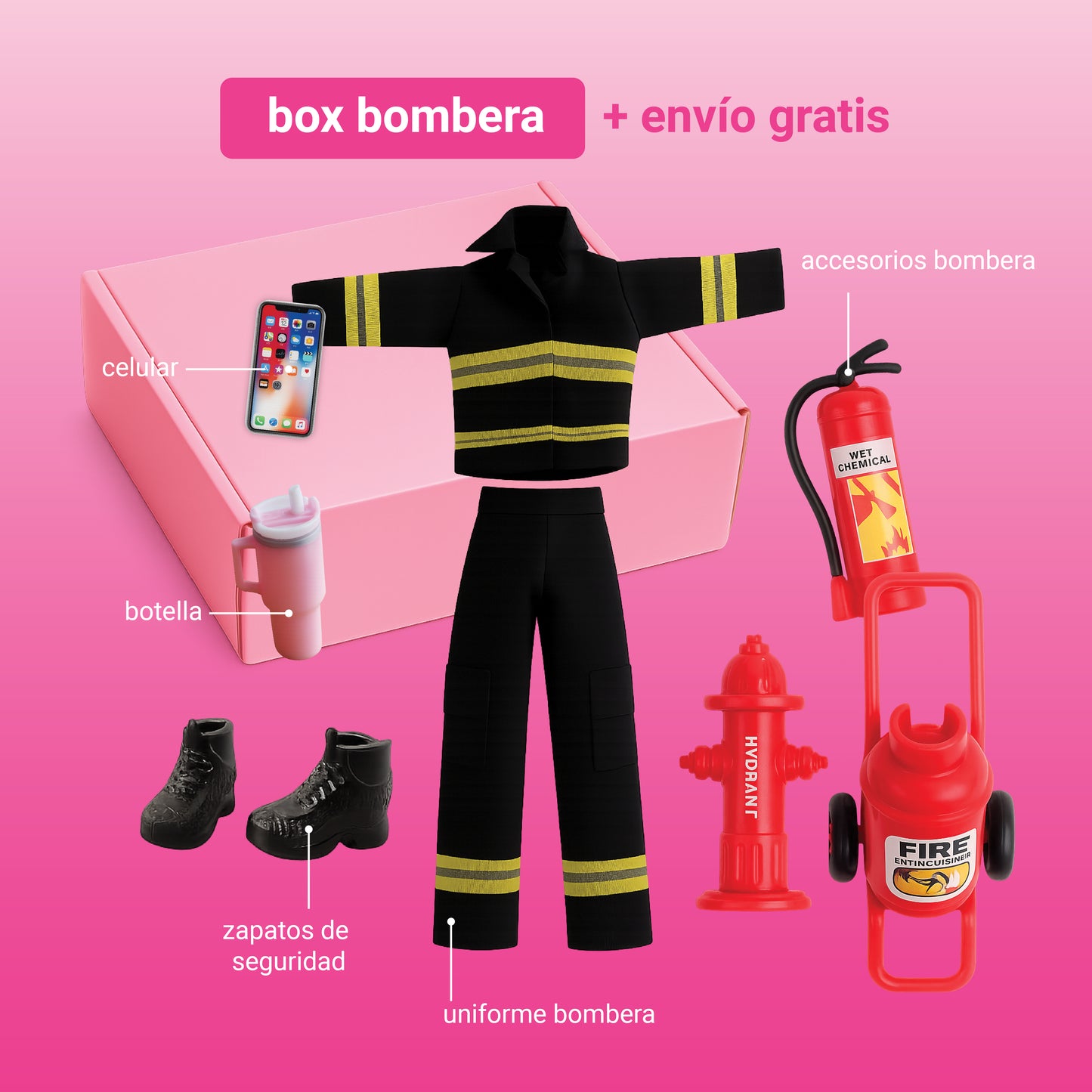 Pack Bombera + Envío gratis (Preventa para dos semanas +)