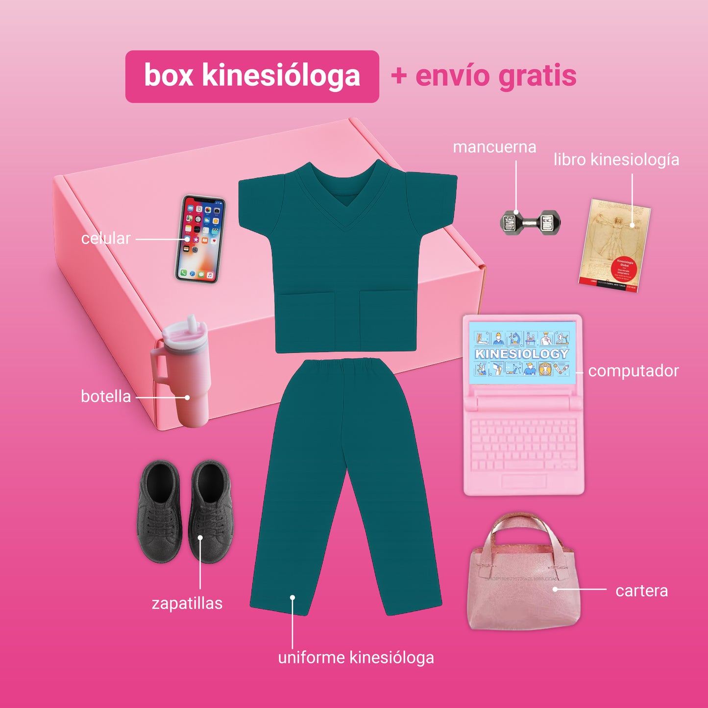 Pack  Kinesióloga + Envío gratis